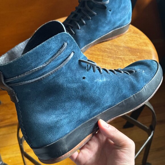 Feit Shoes - Super High Suede Indigo main image 9